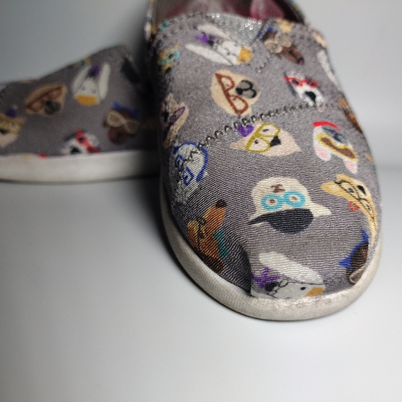 Sketchers Bobs from Skechers Girls Dogs pattern memory foam US 12 UK 11.Euc - Picture 5 of 6